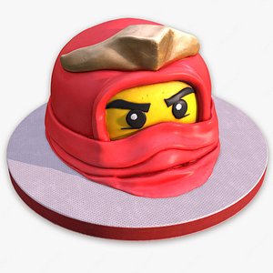 Ninja Head Cake
