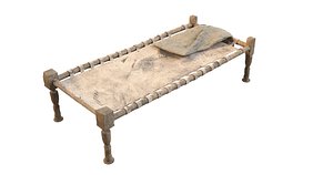 3D Ancient Sleeping Bed