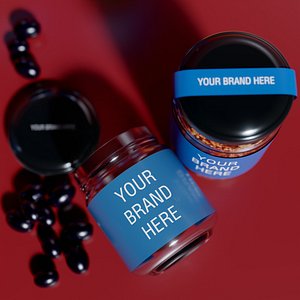 Colection of glasses for sauces and seasonings