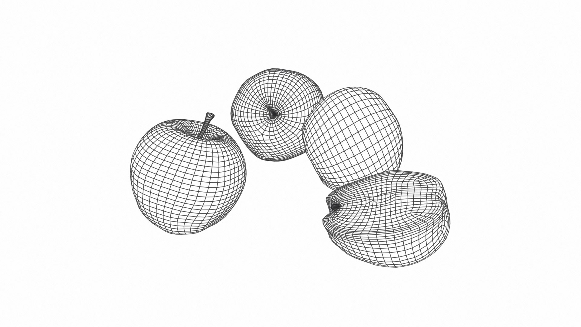 Free 3 And A Half Apples Photogrammetry Based 3D Model - TurboSquid 2280439