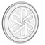 Dent Cryptocurrency Gold Coin
