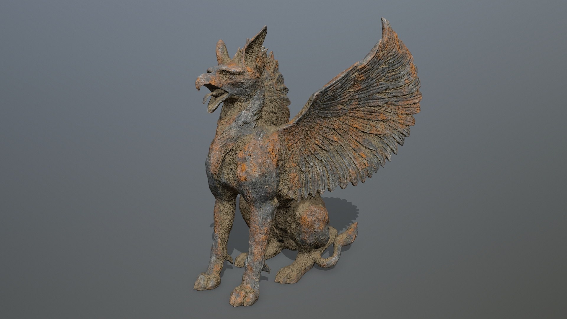 3D Statue Creature - TurboSquid 2067699