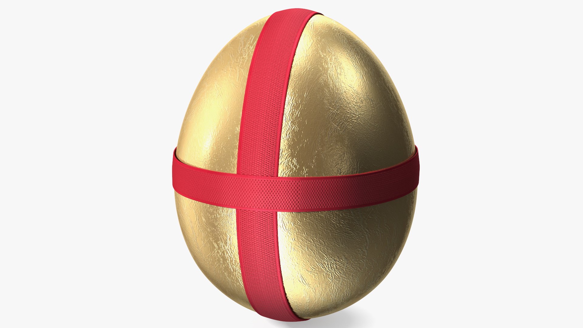 Golden Easter Egg 3D model preview