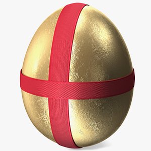 3D model Golden Easter Egg