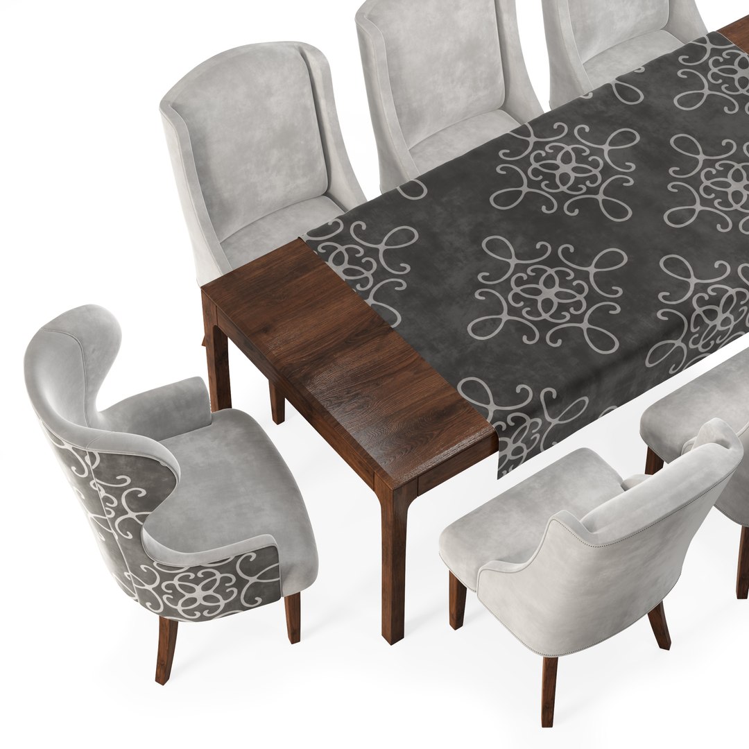 Dove Gray Velvet Dining Chairs -table model https://p.turbosquid.com/ts-thumb/Qf/61a5qC/De/dovegrayvelvetdiningchairstablepreview02/jpg/1654588224/1920x1080/fit_q87/676c6b71f208201e27548cdefacd158fb11cae16/dovegrayvelvetdiningchairstablepreview02.jpg