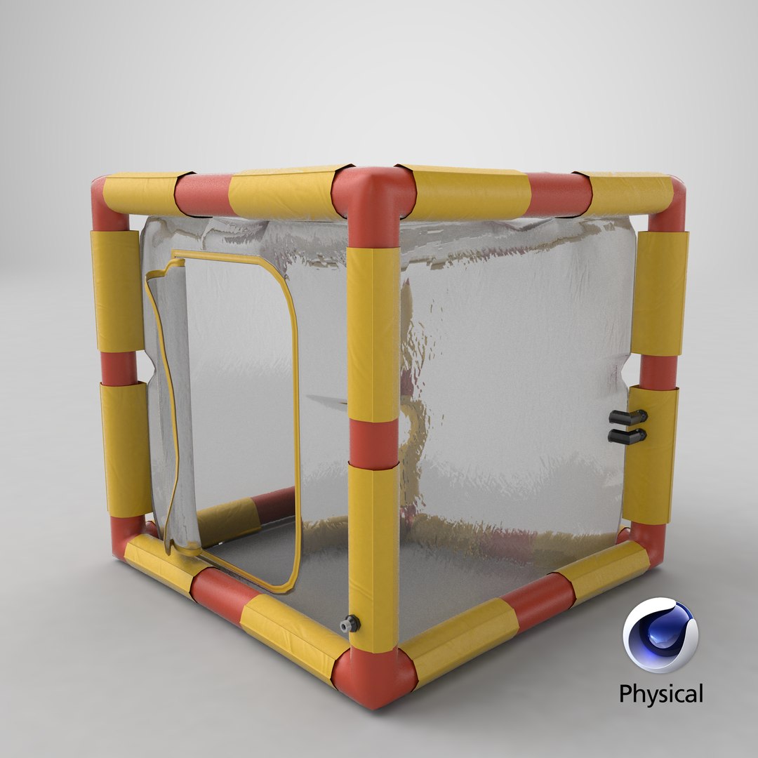 3D Model Inflatable Tubular Mobile Isolation - TurboSquid 1627790