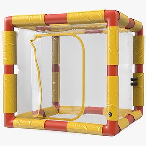 Inflatable Tubular Mobile Isolation Chamber Open