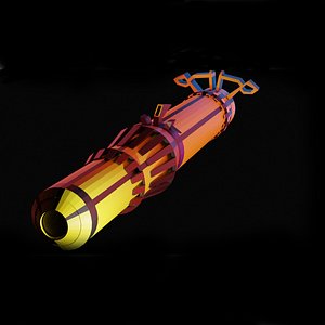 3D model missile tomahawk