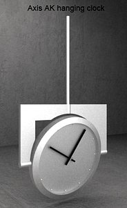 3d axis ak hanging clock