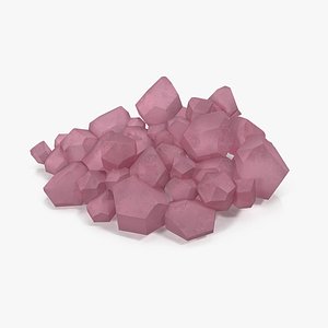 rose quartz 3D model