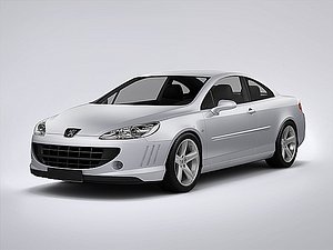 modelo 3d Peugeot 407 Coupé - TurboSquid 703954