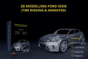 Ford Iosis concept 2005 with (Tire rigging & Animated)