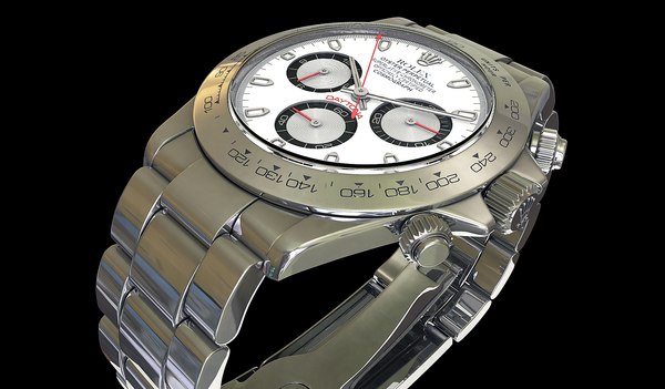 rolex daytona watch 3d max
