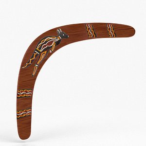 3D australian boomerang 1 model