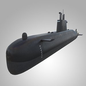 submarine agosta 3D