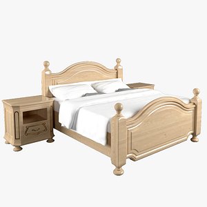 bosphorus nightstand bed 3d model