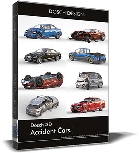 3D accident cars