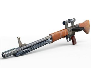 german assault rifle 3d model