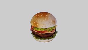 3D Cheeseburger