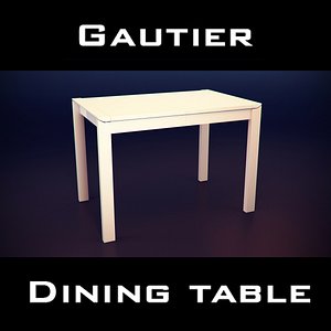 gautier urban table 3d 3ds