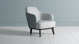 3D model luxury armchair