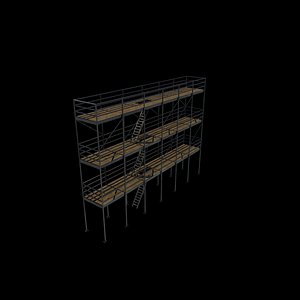 Scaffolding 3D model 3D model