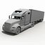 3D Model Semi Trailer Truck 2012