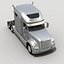 3D Model Semi Trailer Truck 2012
