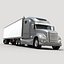 3D Model Semi Trailer Truck 2012