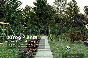 3d model plants xfrogplants home garden