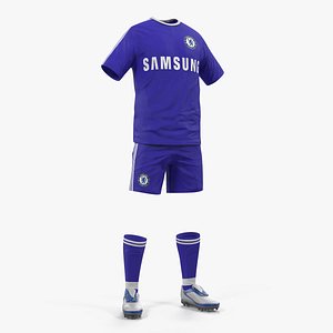 3D model soccer uniform chelsea