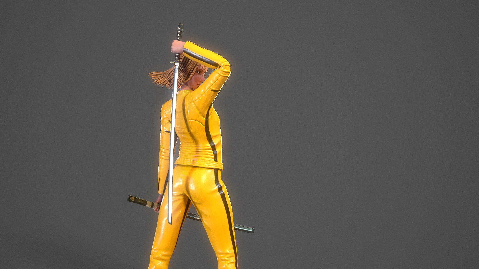 Beatrix Kiddo Rig 3D Model - TurboSquid 2369376