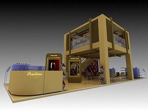Poullive Exhibition 6x18 Booth