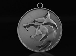 witcher medallion model