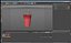 Strawberry Coctail in Plastic Cup with Straw 3D Model