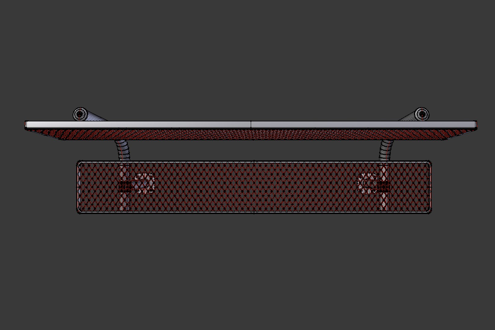 Diamond Mesh Bench 3D Model - TurboSquid 1335239