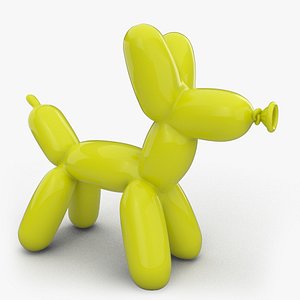 balloon dog 3D model
