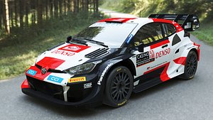 2023 Toyota GR Yaris Rally1 HYBRID - 3D Car model