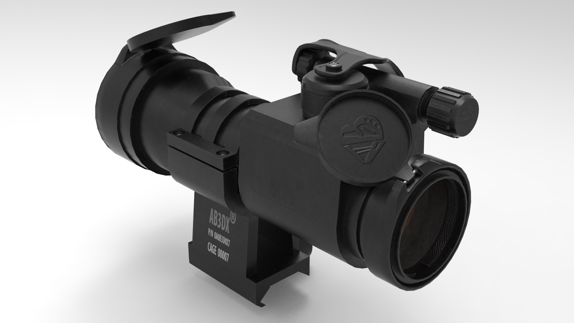 3D Wilcox Mount CompM4 - TurboSquid 1817918