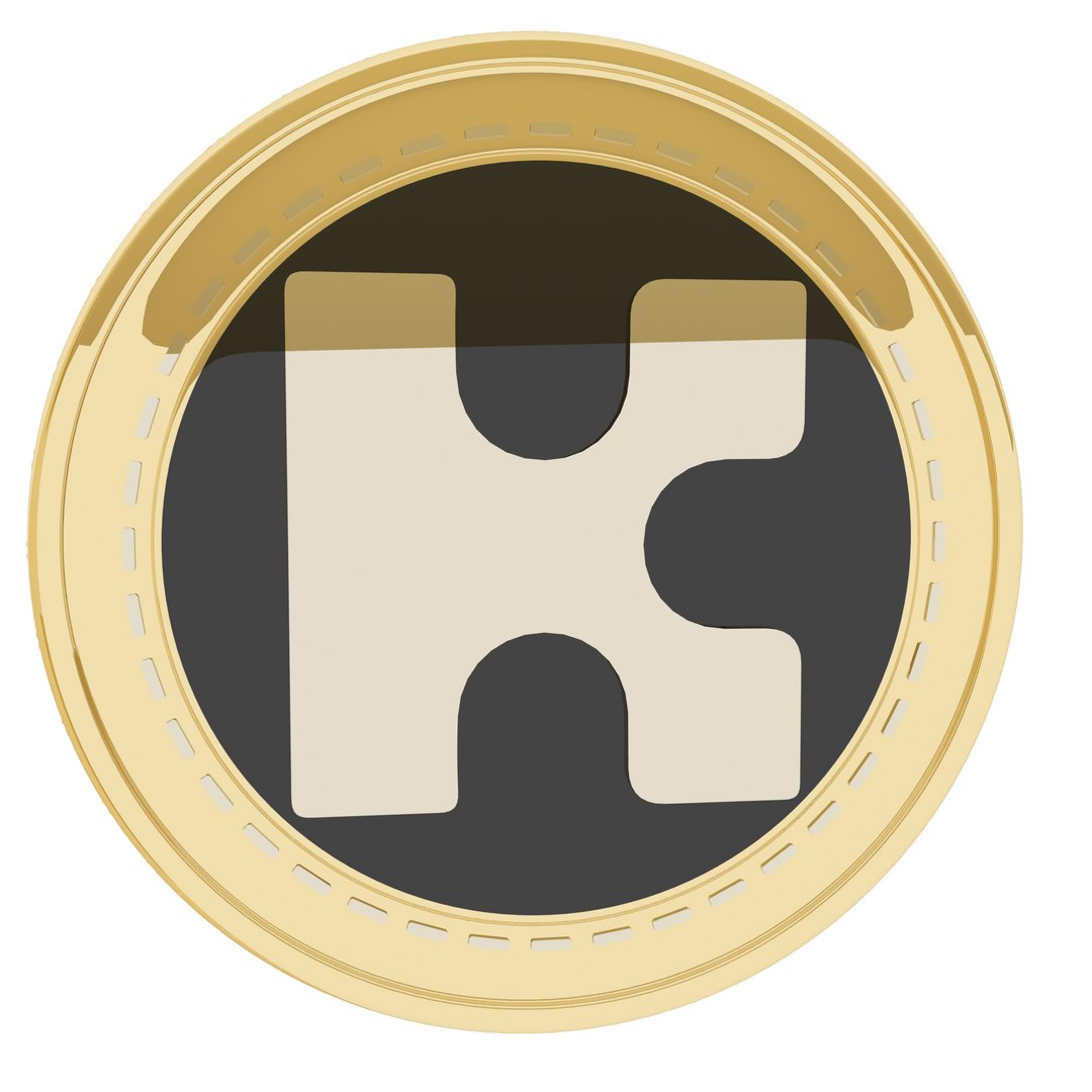 3D Kin Cryptocurrency Gold Coin - TurboSquid 1857016