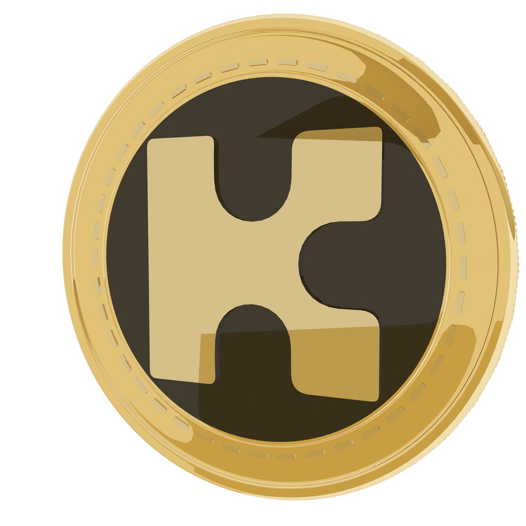 3D Kin Cryptocurrency Gold Coin - TurboSquid 1857016