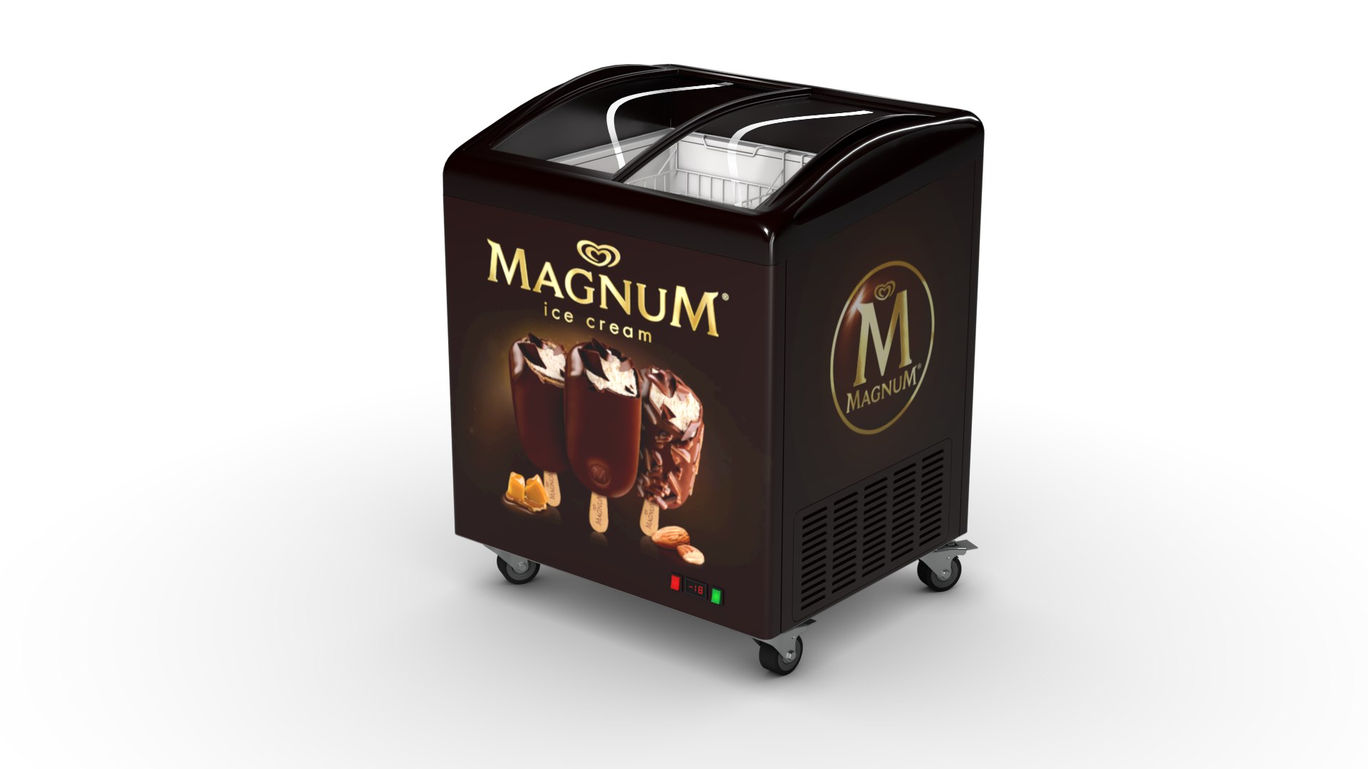 Ice Cream Display Freezer 3D model