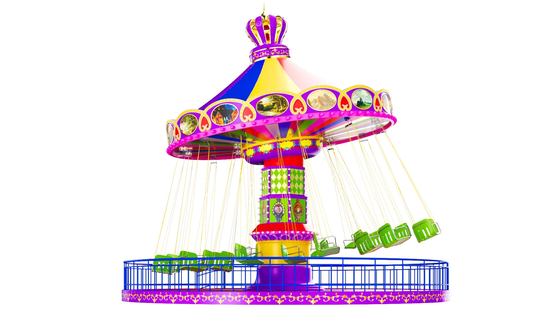 Two Detailed Carousels 3D https://p.turbosquid.com/ts-thumb/Qg/OnzMtF/hL/swing2/jpg/1738048654/1920x1080/fit_q87/62e15cd3043dc796d74e79ca019da55eb4aff7c5/swing2.jpg