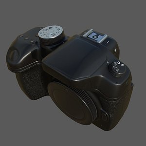 Digital camera low poly