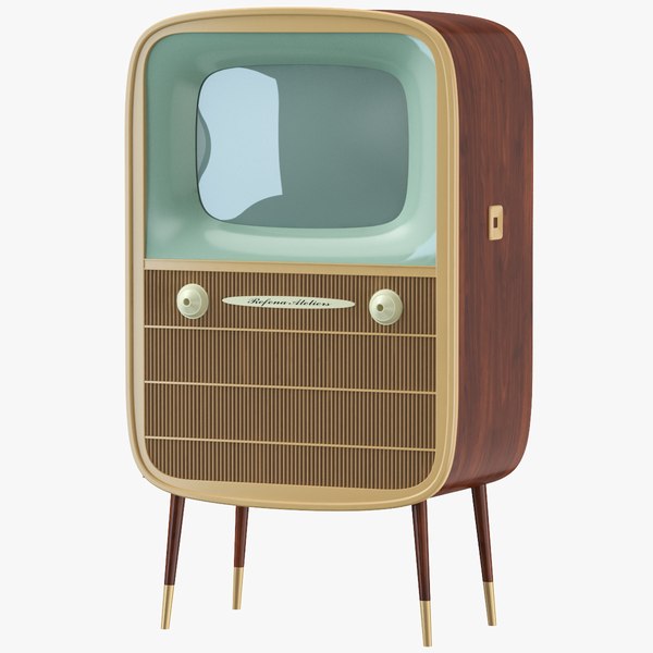 3D Retro TV 03 model