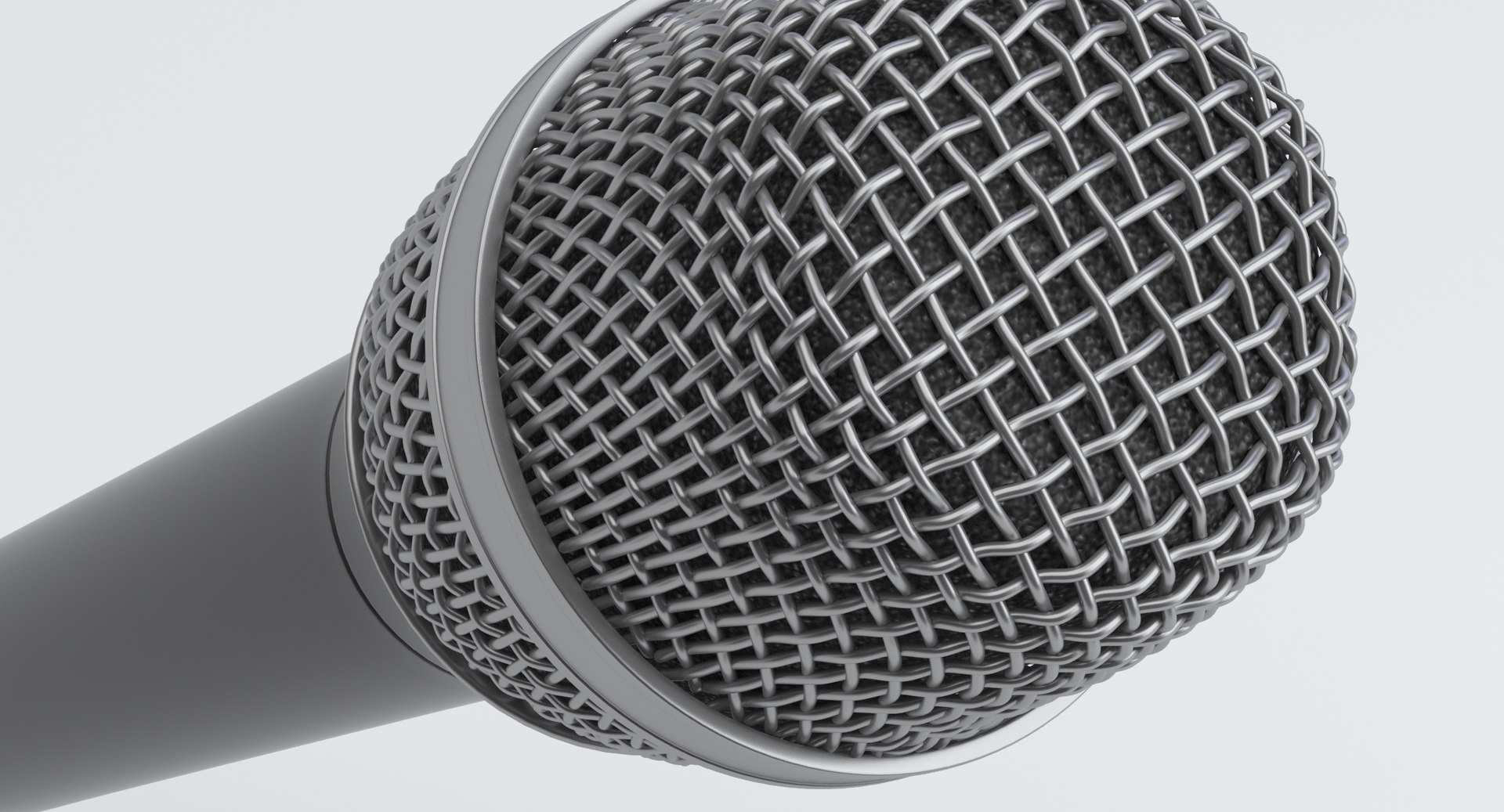 3D Classic Vocal Microphone Head TurboSquid 1262657