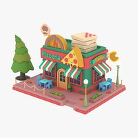 High poly Pizzeria 01