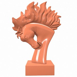 Abstract sculpture M080 model