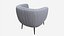 Armchair Accent 3D model