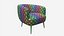 Armchair Accent 3D model